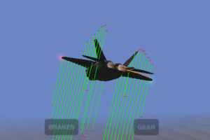 F-22 simulador de voo x-plane