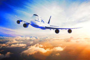 Plane lufthansa boeing 747-8 intercontinental queen