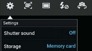 Silenciar som da câmera no menu de configurações do Galaxy S3