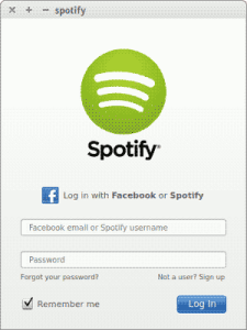 Spotify, Linux, Ubuntu, Debian, Multimidia, screenshot, captura de tela