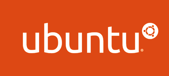 Ubuntu logo orange