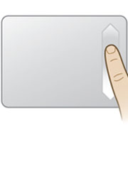 Touchpad scroll