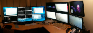 linux configuração de múltiplos monitores
