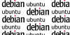 debian and ubuntu logos