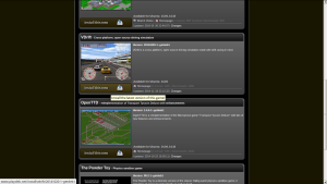 Captura de tela do site PlayDeb de instalação de jogos para Ubuntu