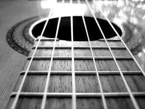Cordas de um violão