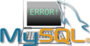 computador exibindo erro no mysql