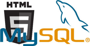 MySQL and HTML5 logos