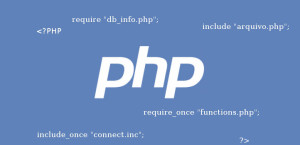 Capa do tutorial PHP - a função include e require