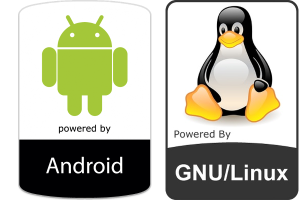 logo android and linux