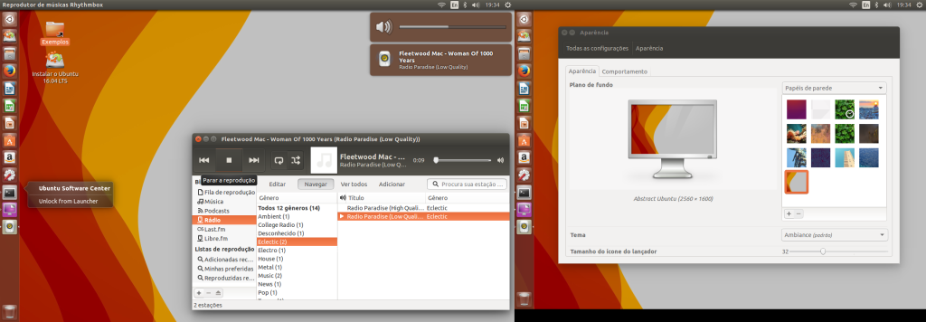 Ubuntu 16.04 LTS Xenial Xerus screenshot