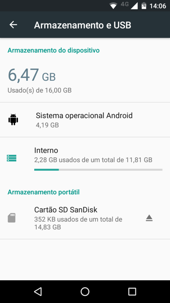 Android 6.0 Marshmallow SD Card in Portable Mode