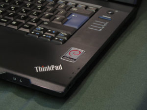 Thinkpad Debian Badge