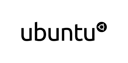 ubuntu logo black and white