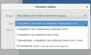 linux format disk vfat filesystem