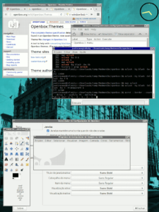 openbox com tema Windows 3.11