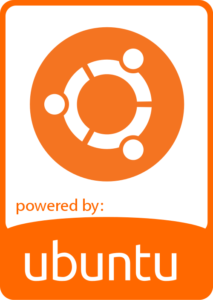 ubuntu flat orange badge