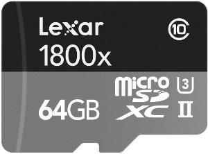 lexar 64GB micro sd card.