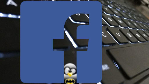 facebook tux teclado