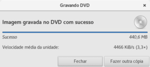 gravar DVD com BRASERO no Linux
