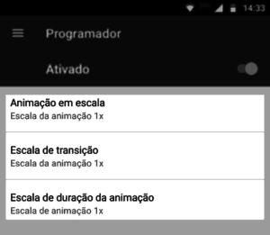 android opções desenvolvedor