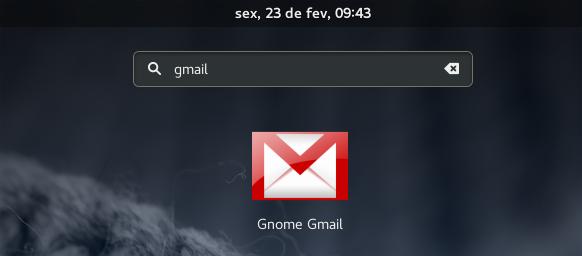 Dash gnome gmail