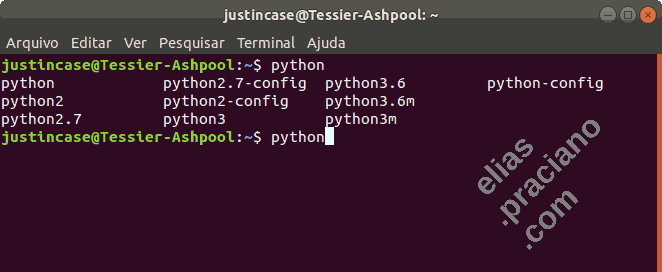 interpretadores Python no Ubuntu