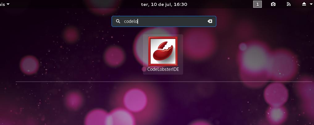codelobster via dash no GNOME do Debian