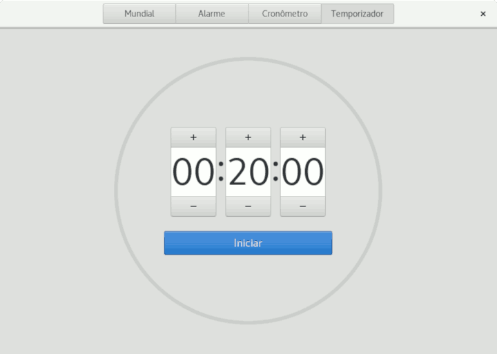 GNOME-watch temporizador e timer